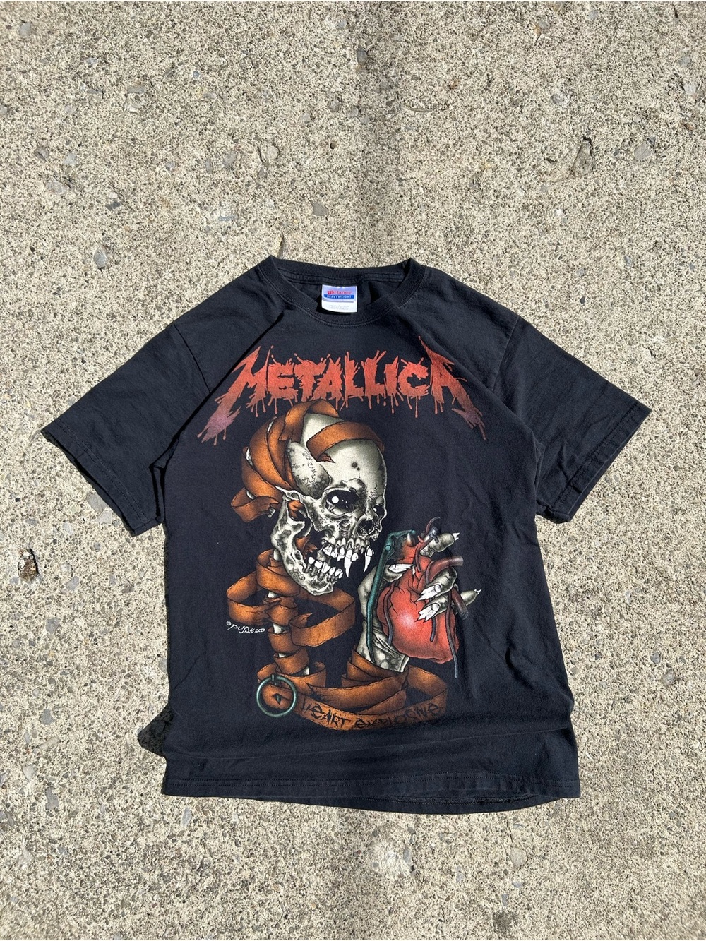 Vintage Metallica heart attack T-Shirt